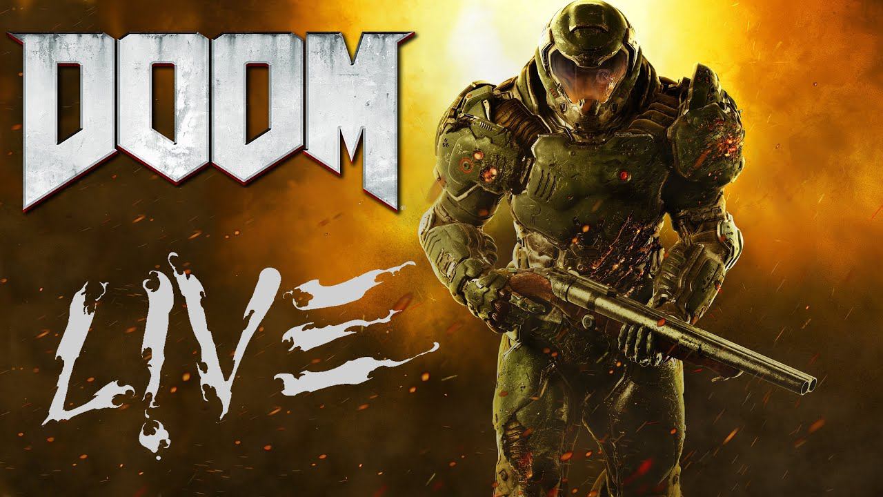 Doom (2016) Прохождение Live. Часть 1. смотреть онлайн