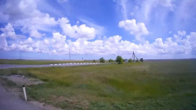 Дорога Евпатория - Черноморское, западный Крым