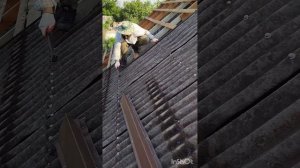 замена кровля шифера андулин на профиль лист где то 90² за день