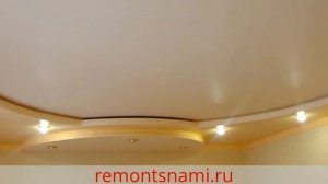 Делаем своими руками двухуровневый гипсокартонный потолок с подсветкой!