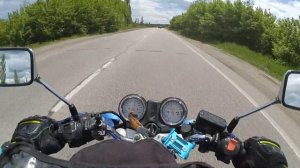 спокойная езда на хонда хорнет.