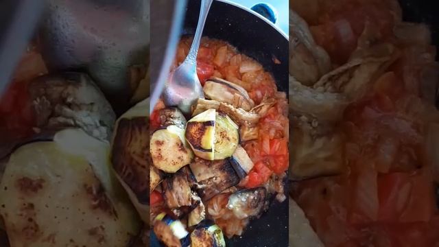 #баклажаны с помидорами #yummy #вкуснаяеда #приятногоаппетита #tastyfood #вкусно
