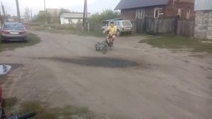 Велосипед с люлькой