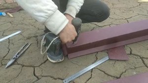 самодельная водосток вТаджикистане