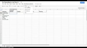 Geocoder des adresses avec Google Spreadsheet