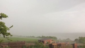 Гроза с градом