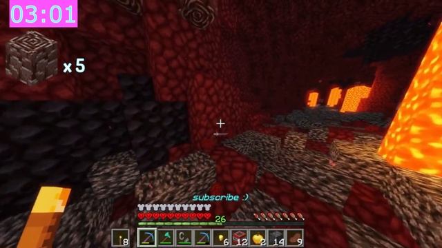 How Fast Can I Get Full Netherite Armour?!? l 1.18.2 Hardcore Minecraft #3.5 смотреть онлайн