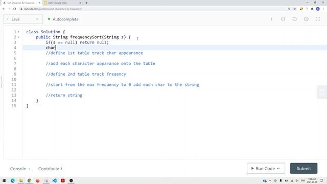 [Java] Leetcode 451. Sort Characters By Frequency [Top K Elements #2] смотреть онлайн