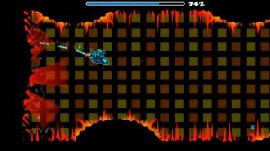 Hysteria уровень с русской музыкой в Geometry Dash