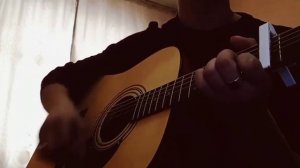 падает снег на гитаре