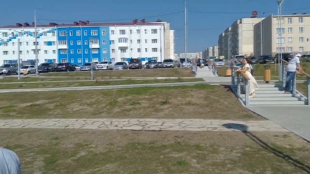 Магадан. Парк Маяк, 2-я очередь. Новый памятник В. Высоцкому. смотреть онлайн