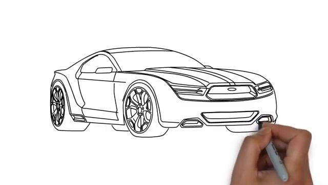 How to draw Ford Gt40 2015 смотреть онлайн