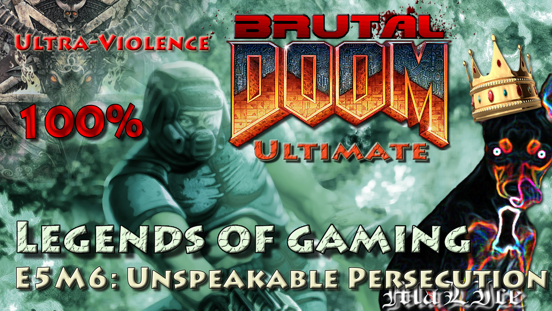 Brutal Doom Ultimate (100%) - E5M6: Unspeakable Persecution