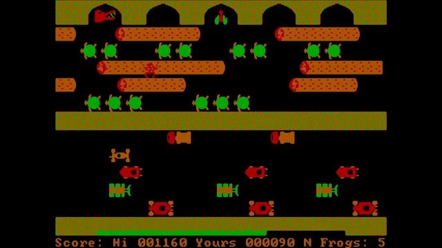 Frogger 1983 MS-DOS Game Review смотреть онлайн