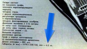 Электрогитара Тоника