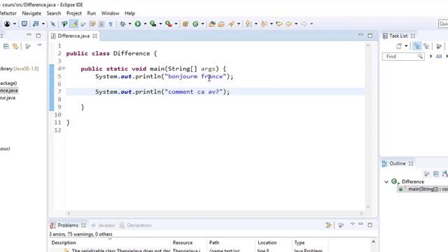 12-difference entre print et println смотреть онлайн