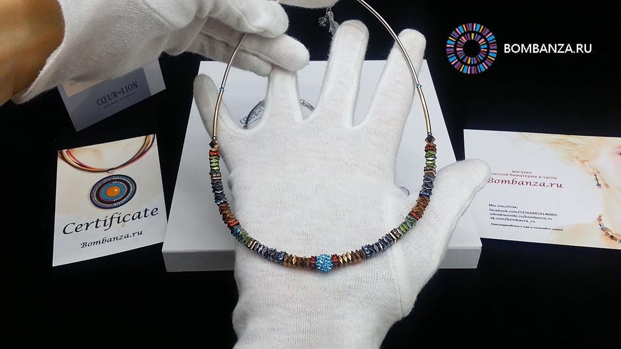 Колье Coeur de Lion Multicolor Motion, 4843/10-1559. Элитная бижутерия из Германии