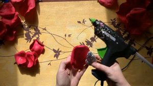 Большая роза из  фоамирана - очень подробный мастер-класс