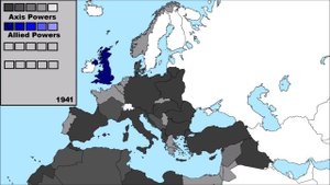 Alternate World War 2 Axis Victory Every Year (Scenario 2)
