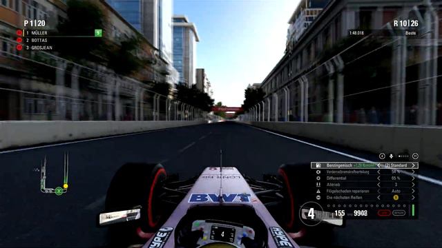 F1 2017 Karrieremodus Folge 7 Baku - Zweikämpfe mit Kontakt смотреть онлайн