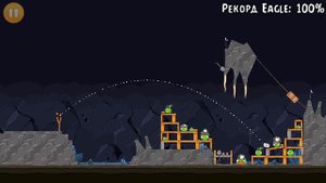 Angry Birds Classic Mine and Dine All levels (Mighty Eagle) Any%