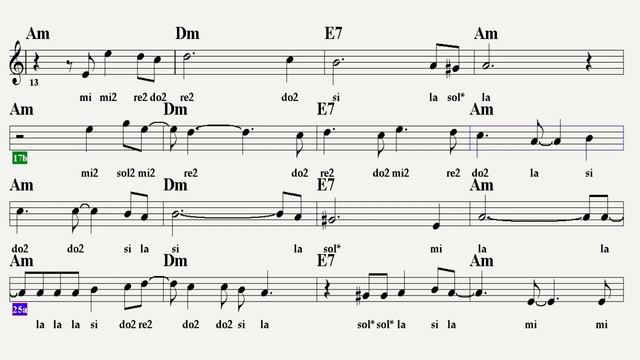 BEKLE DEDİ GİTTİ--Am--:Guitar,Keyboard,Flute,Melodica,Violin,Ukulele,Recorder. смотреть онлайн