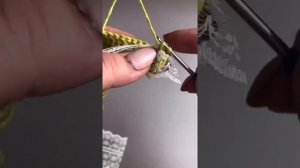 Как ввязать кружево | How to crochet lace in