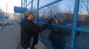 Как мыть окна . Российское средство для мытья стекол.Vinder A Base.