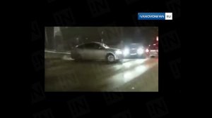 Столкновение автомобилей на улице Куконковых в Иванове