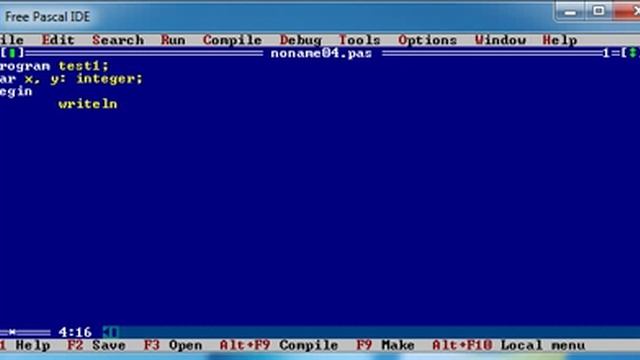 Free pascal #1 урок