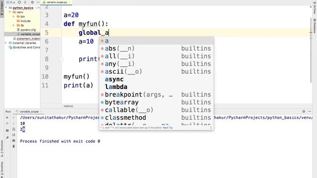 Variable Scope in Python | LOCAL , GLOBAL , ENCLOSED Scope |  NON LOCAL and GLOBAL Keyword in Pytho