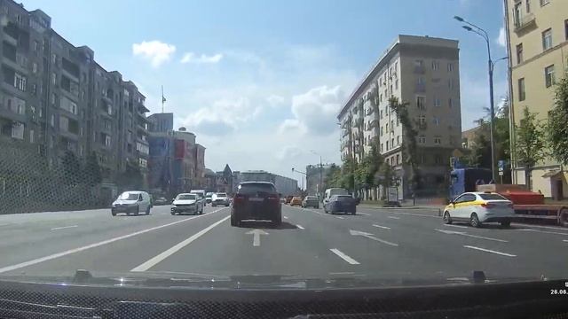 Через Москву с севера на юг в "выходной Вагнера". 26 июня 2023. Timelapse 4x 1440p. смотреть онлайн