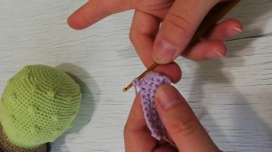 узор крючком шишечки