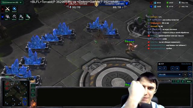 НЕДОРАЗВИТЫЙ ПРОТОСС И ВЫСОКОИНТЕЛЛЕКТУАЛЬНЫЙ ТЕРРАН Starcraft 2 смотреть онлайн