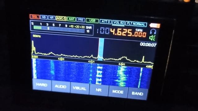 Радиоприёмник Malahit DSP1 . Приём на штатный телескоп на улице смотреть онлайн