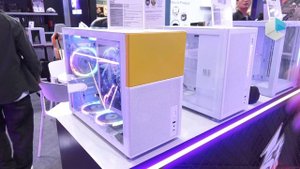 1stPlayer NGDP 80 Plus Platinum 1000W ATX 3 power supply, anime VGA holder, Mi6-EV chassis + displa
