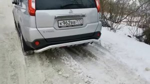 Защита заднего бампера СОЮЗ-96 на Nissan X-Trail t 31 от