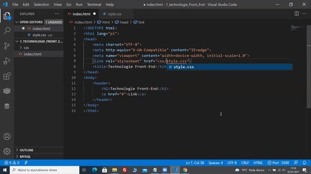 Nauka programowania. O trudnych rzeczach w prosty sposób :) HTML, CSS, GIT - ćwiczenie praktyczne. смотреть онлайн