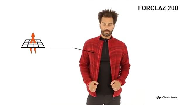 ФЛИСОВАЯ ТОЛСТОВКА FORCLAZ 200 МУЖСКАЯ QUECHUA смотреть онлайн