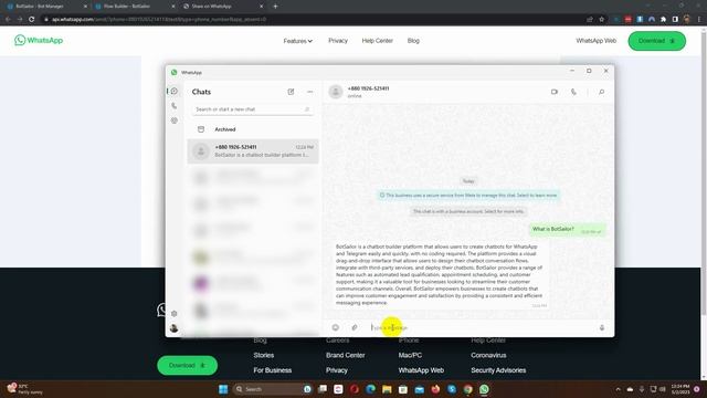 How to use AI reply in BotSailor for WhatsApp and Telegram Chatbot смотреть онлайн