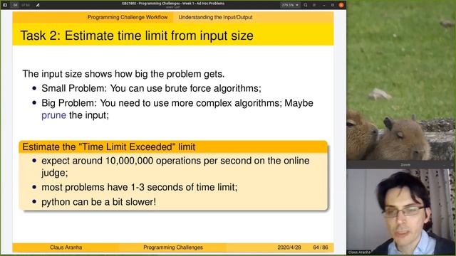 Programming Challenges, Week 1, Part 3: Ad-hoc problems смотреть онлайн