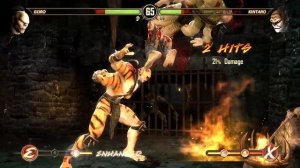 Mortal Kombat 9 | Goro vs  Kintaro | геймплей