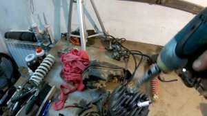 Разобрал двигатель AF18E от Honda dio