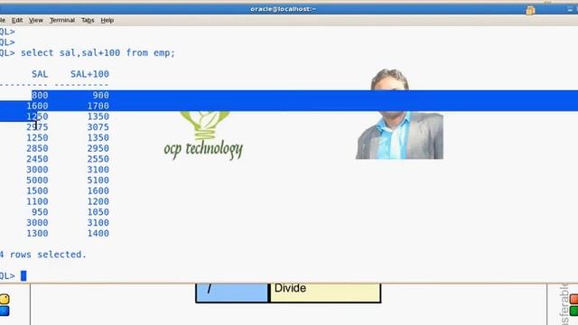 Using arithmetic operators in SQL in Hindi