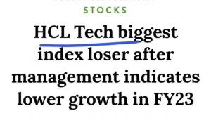 HCL TECH CRASH ? Infosys| Wipro| TCS| LTI Mindtree ( CRASH WARNING )? IT Shares| Credit Suisse| SMK