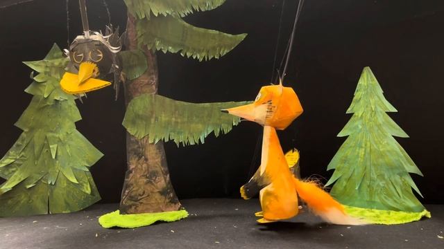 Басня Крылова „Ворона и Лисица" смотреть онлайн