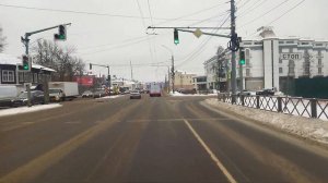 Зимняя "Девятка" на "Оптиме" по Ярославлю. 9-й маршрут, целиком.