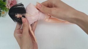 make  doll clothes : DIY 3 Barbie doll clothes without sewing or glue