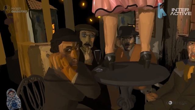 Созерцай Выставку VR INTERACTIVE картин | Борис Григорьев: первый мастер на свете | Музей Фаберже