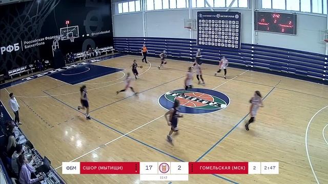 МБУ "СШОР по баскетболу" Мытищи - УОР №4 им. А.Я. Гомельского Москва ( Игра за 3 место) смотреть онлайн